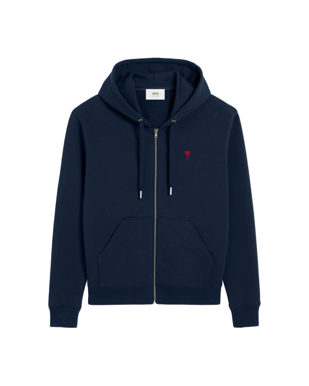 Dark Blue Hoodie with Zip