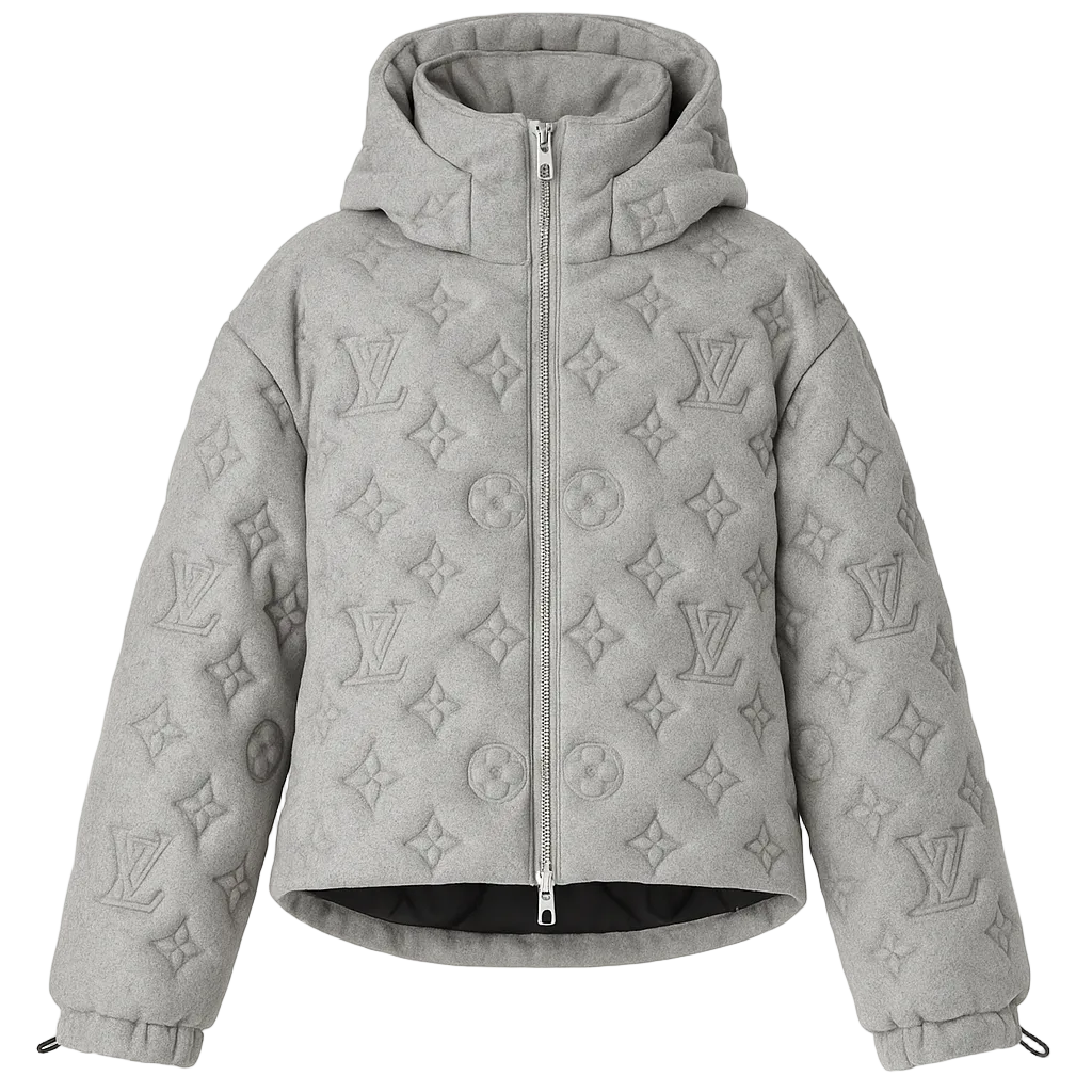 GREY PUFFER JACKET