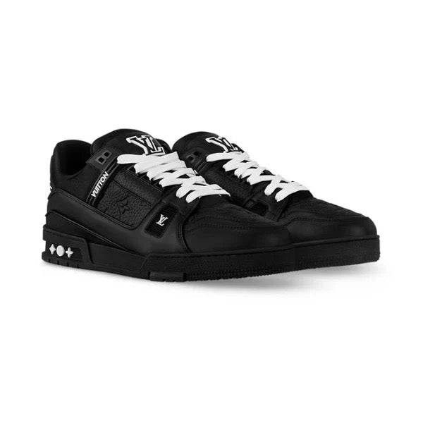 Black Trainers with White Details
