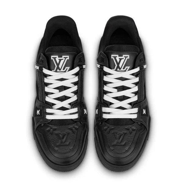 Black Trainers with White Details