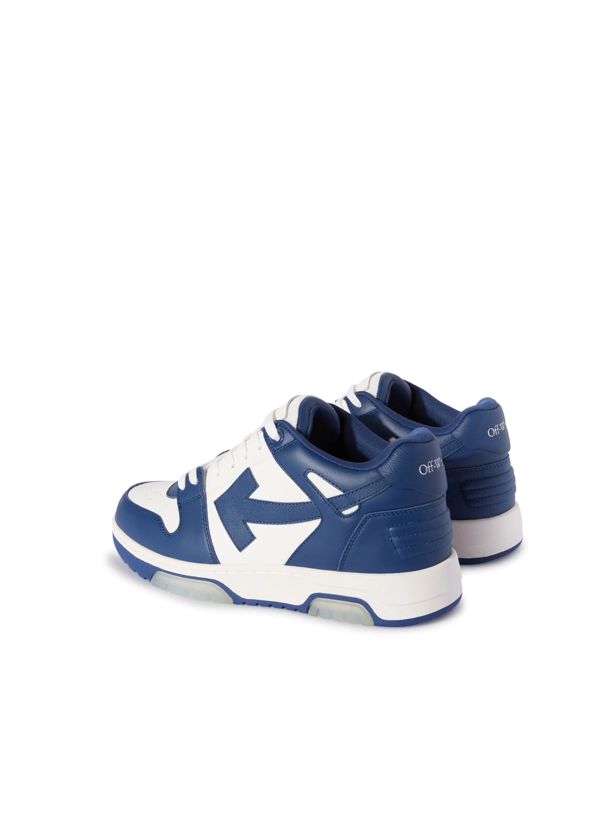 Blue/White Shoes with Arrow