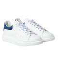 White Shoes with Blue